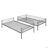 Twin Over Twin Metal Bunk Bed (Bed)-1404956947