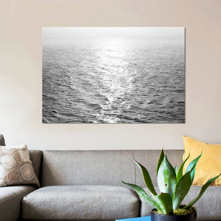 « open sea ii », reproduction de photo sur toile, H 8 po x l 12 po x P 0,75 po, Pas de tapis, Toile tendue