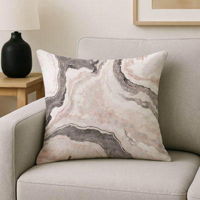 Coussin décoratif intérieur / extérieur bleu Modern Modern