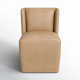 Ardeth Polyester Blend Side Chair With Caster