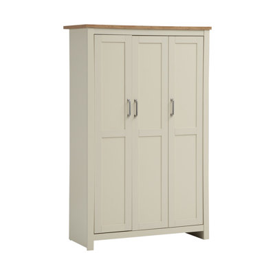 Aquitaine 3 Door Manufactured Wood Wardrobe