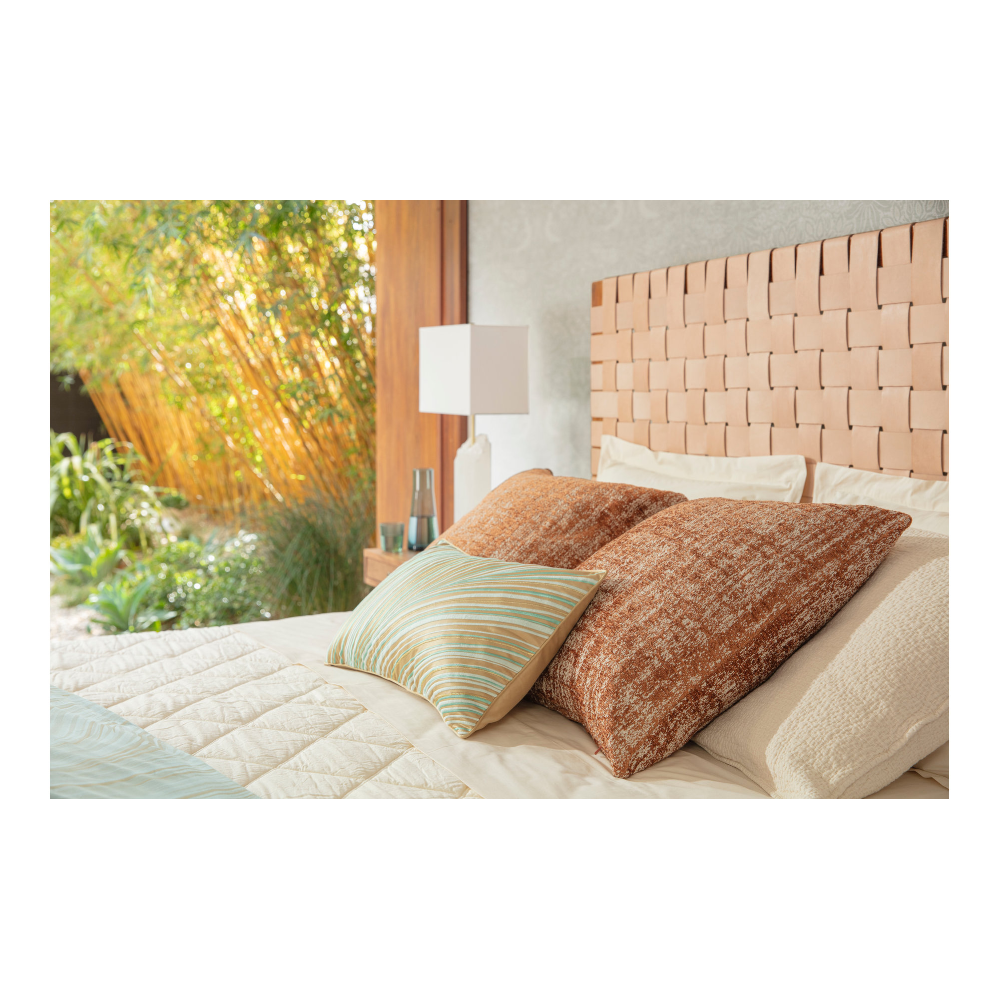 Refined Organic Percale Sheet Set, California King Sheet Set with 2 Pillowcases, Undyed