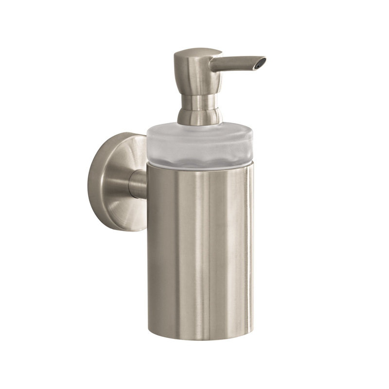 Distributeur de savon E & S Accessoires, Nickel brossé