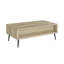 1-Drawer Engineered Wood Coffee Table, Distressed Pine