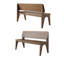 Banc en bois massif Letti-1324215760