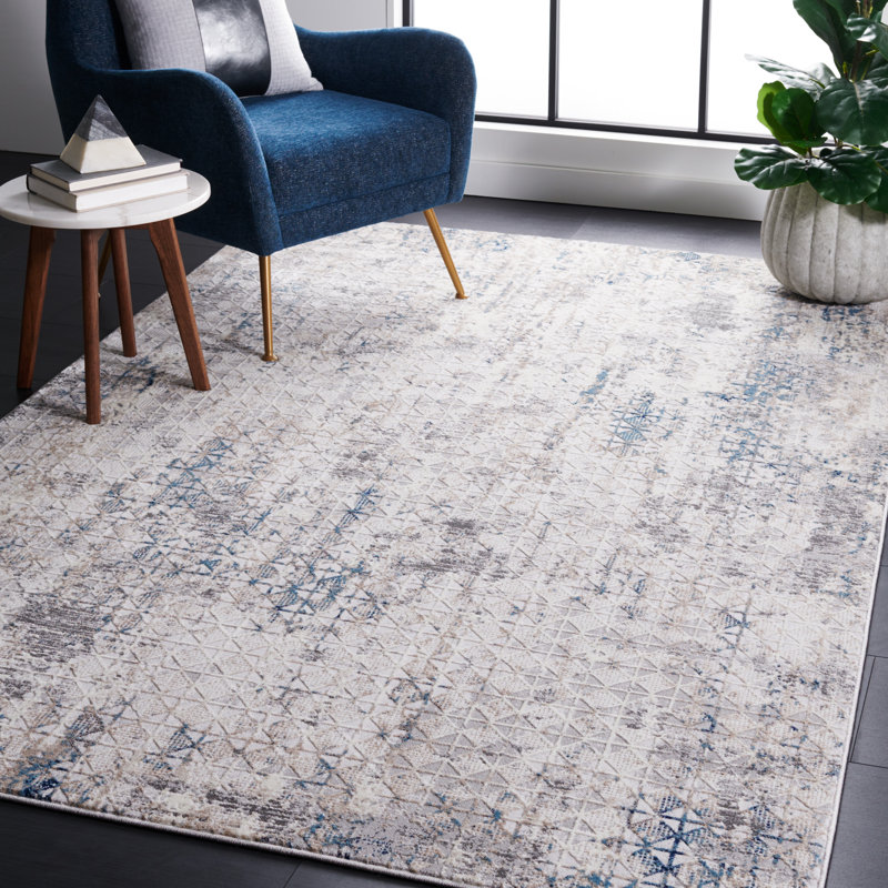 Vogue Performance Abstract Rug, Rectangle 4' x 6'