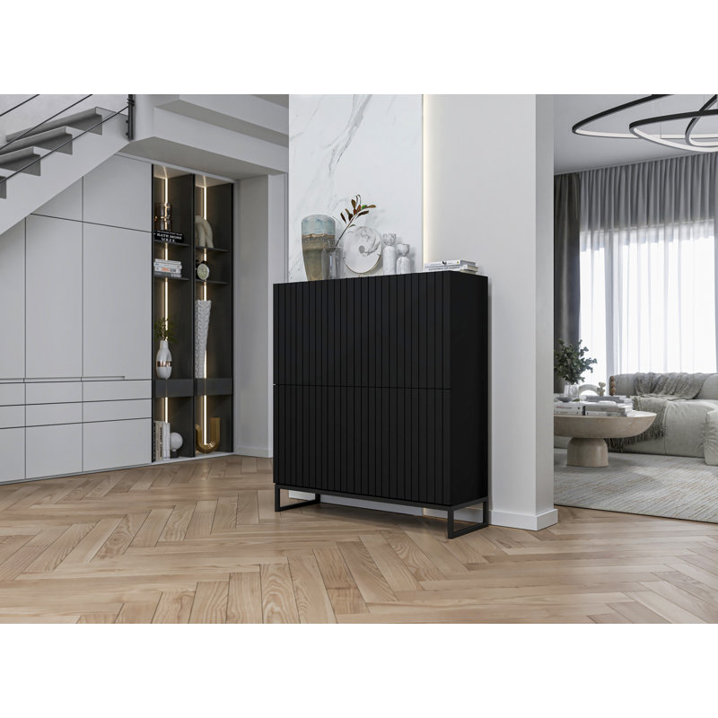 Alik 112cm Sideboard, Black
