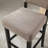 Jennifer Home Upholstered Back Stool with Wood Base for Kitchen-87378903-87378902