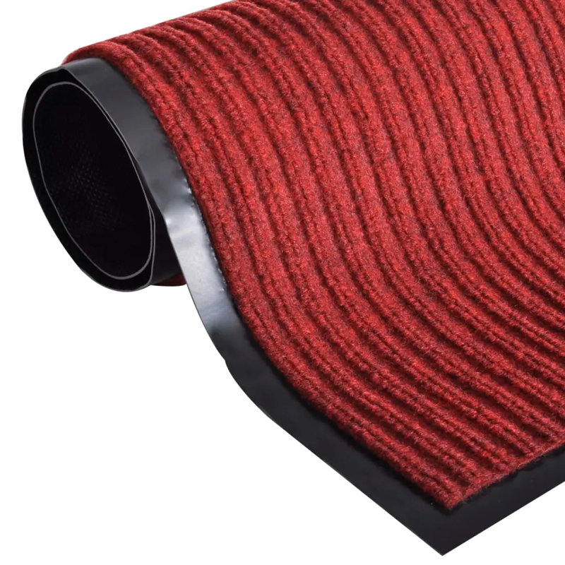 Non-Slip Indoor/Outdoor Use Doormat, Rectangular 120 x 180 cm, Red