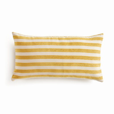 Striped Indoor/Outdoor Reversible Throw Pillow