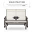 Chaise berçante d'extérieur en métal-1407237248
