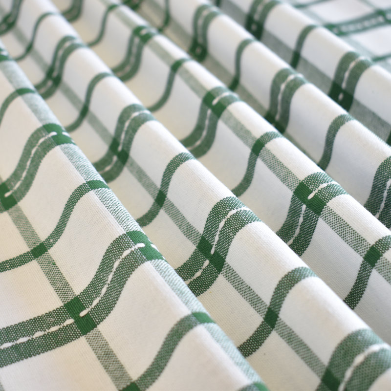 Colgin Plain 100% Cotton Christmas Tablecloth, Green, 84" L
