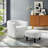 Upholstered Chair With Ottoman-743064011