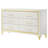 Chesney White 6-drawer Bedroom Dresser