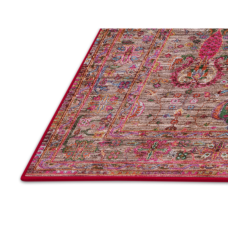 Tapis brun à motif oriental, Rectangle 2 pi x 3 pi