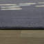 Tapis bleu marine / bleu / crème tissé à la machine Crowborough-1914290965
