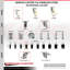 Ensemble de roulettes extensibles en nylon