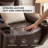 Power Lift Recliner – Massage & Heat, Lay Flat Leather, USB, Cup Holders, Power Headrest, Independent Backrest, Dark Brown-1009350251