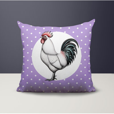 Rooster Indoor/Outdoor Reversible Pillow