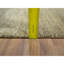 Tapis cèdre brun 2 pi x 3 pi, motif gazon moderne, ton sur ton, laine naturelle nouée à la main, tapis, échantillon