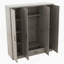 Jakayla 4-Door Wardrobe With 1 Drawer-122531430
