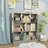 3-Layer Wooden Lattice Bookcase