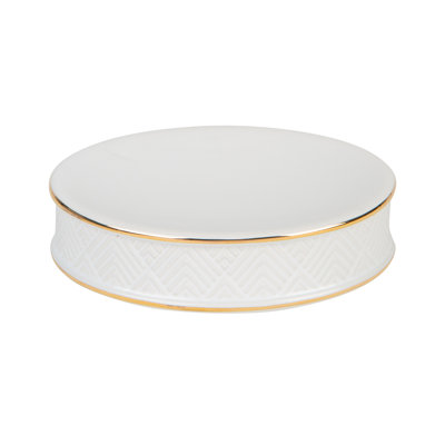 Elle Décor Ceramic Bathroom Accessories Ceramic / Porcelain Soap Dish