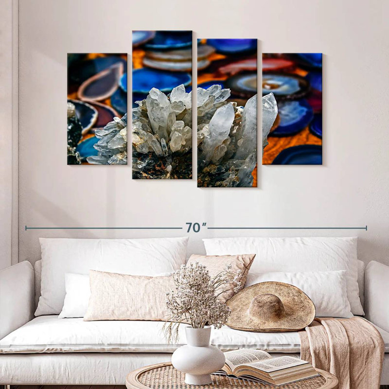Alvord Mineral Crystals, 32" H x 52" W
