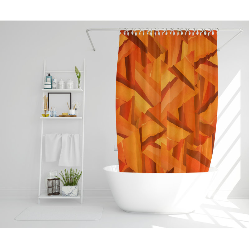 Wherry Polyester Shower Curtain Set, 177cm H x 177cm W