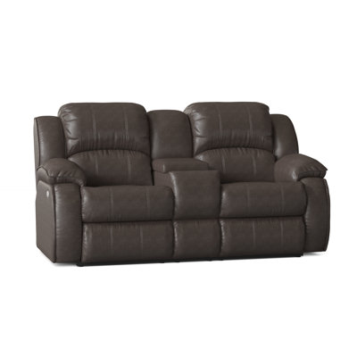 Cagney Upholstered 78'' Power Reclining Loveseat