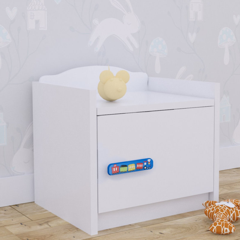 Baby Mix 1 Drawer Nightstand, Green