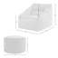 Natalia Armchair Bean Bag and Round Footstool-1285231692-1285231683