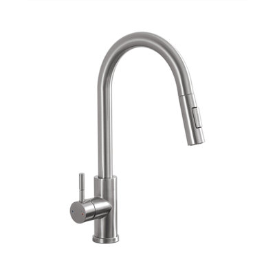 Robinet de cuisine rétractable à poignée simple Topcraft