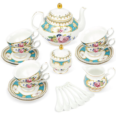 European porcelain tea set