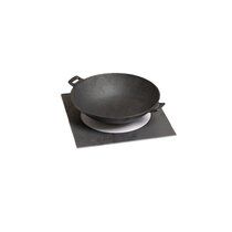 Tower Titan Cast Iron 32cm Wok With Lid