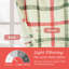 Textured Check Window Valance-1030316432