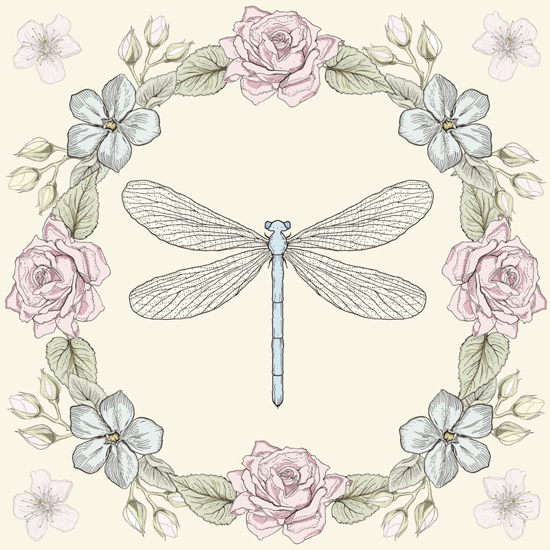 Gettysburg Dragonfly by Pani_Ayanna - Wrapped Canvas Print, 30cm H x 30cm W x 3.8cm D