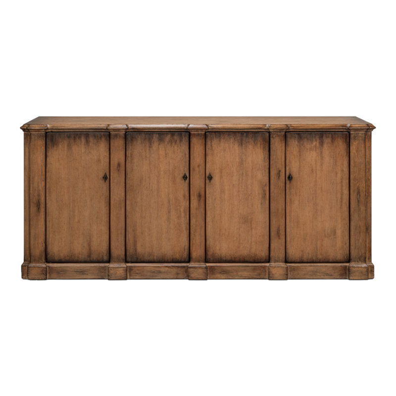 Chenery Pine Solid Wood Sideboard, Brown