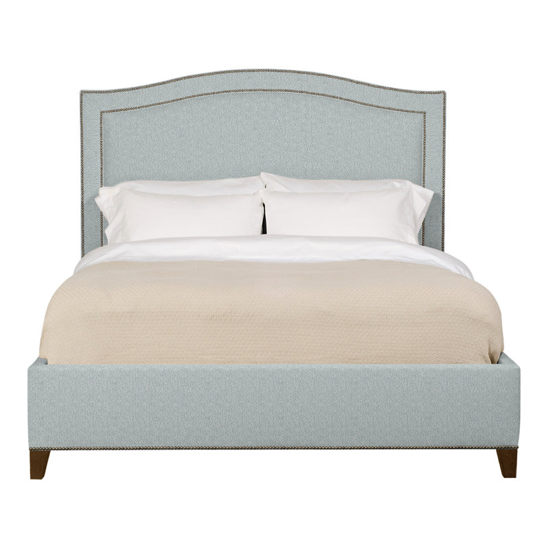 Caroline/Casey Queen Upholstered Low Profile Panel Bed, Navajo, Ian Haze, Yes