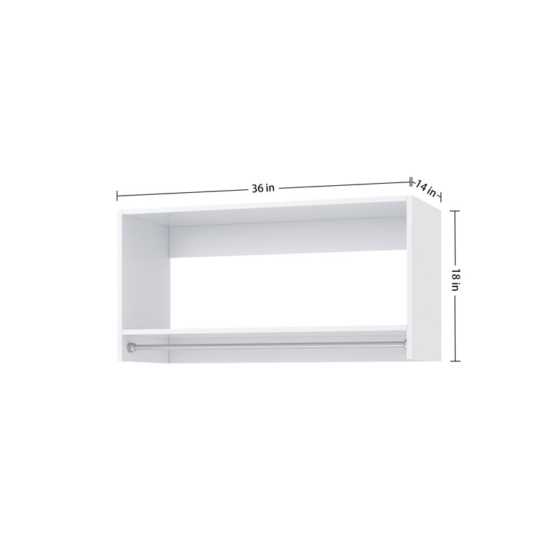 Tomisha Wall Mounted Clothing Racks
