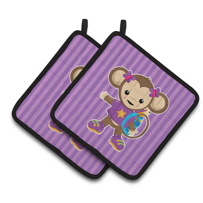 Singe à cuisinier poignée avec sac à dos caroline