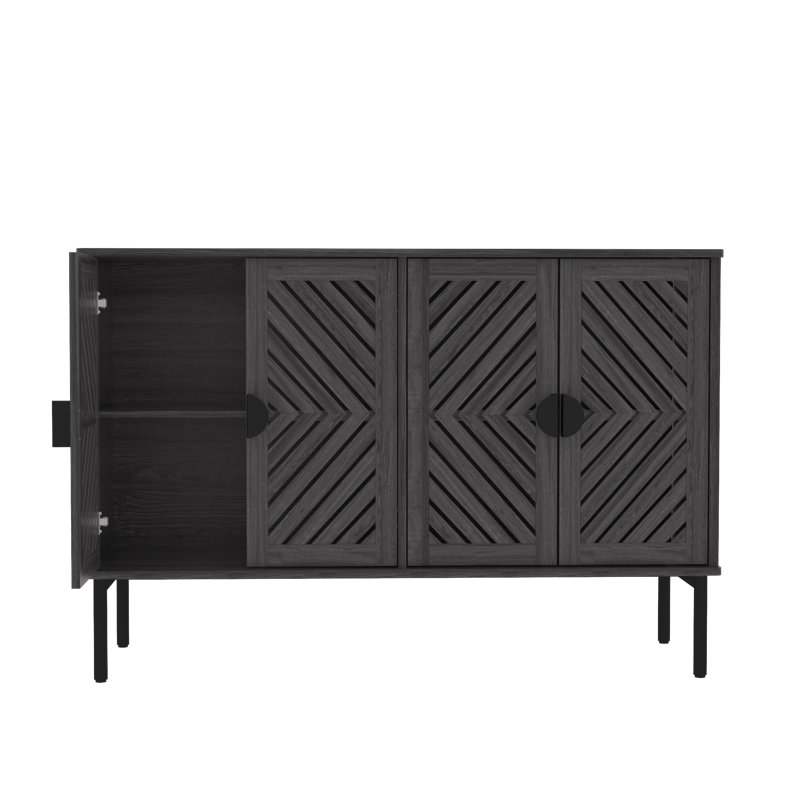 Buffet moderne avec tablettes réglables