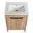 24.09'' Single Bathroom Vanity with Ceramic Top-94416403-94416404