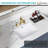 18" White Small Undermount Bathroom Sink Rectangle Ceramic Bathroom Sink with Overflow (18.3"x13.8") For Compact Bathroom