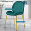 Fauteuil d'appoint en velours-1015743377