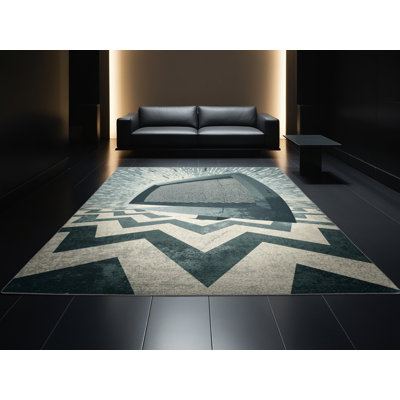 Tapis rétro lavable à la machine pour divertissement et culture pop