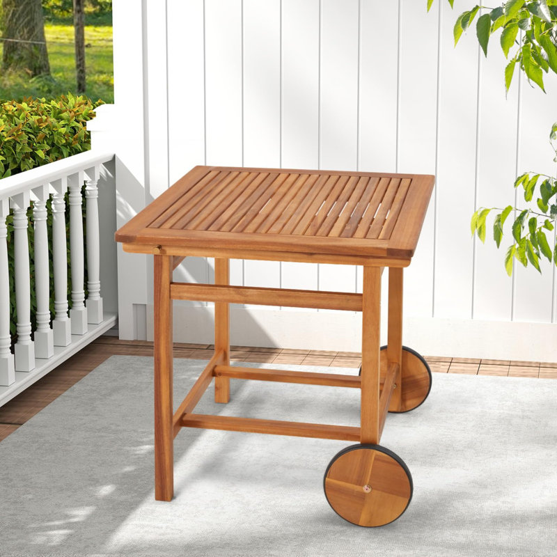 Acacia Wood Outdoor Dining Table