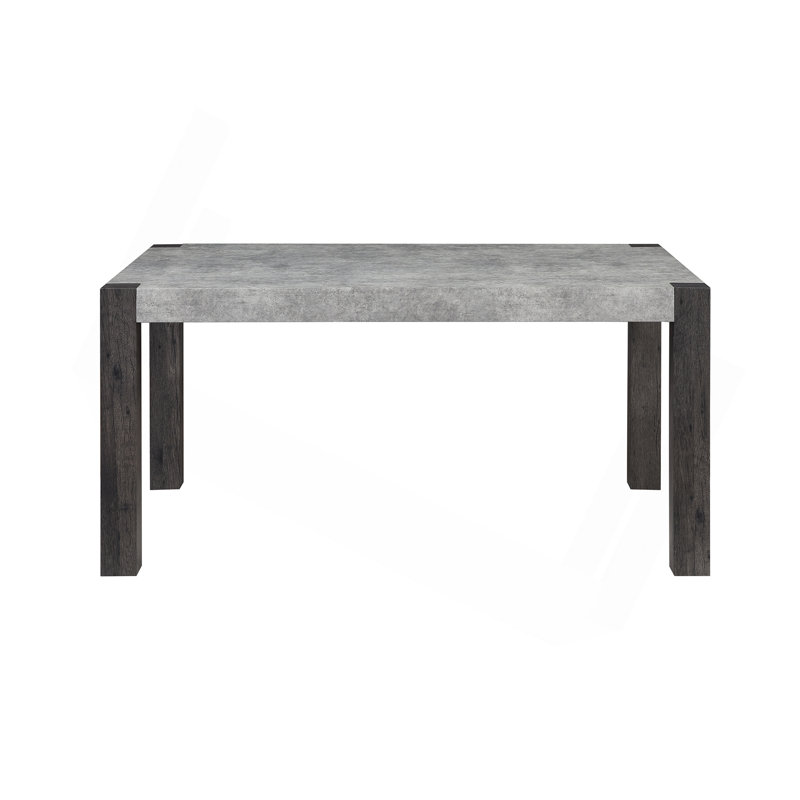 Table de salle à manger Miriam, Gris