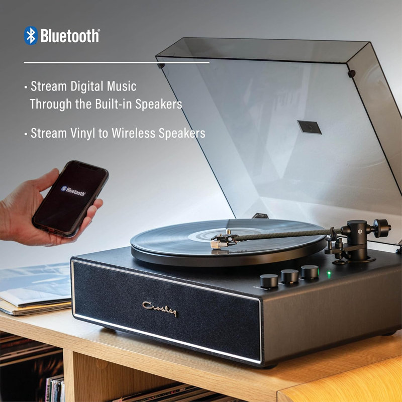 Platine vinyle Crosley, platine tout-en-un avec haut-parleurs intégrés