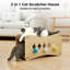Grattoir pour chat avec boules interactives